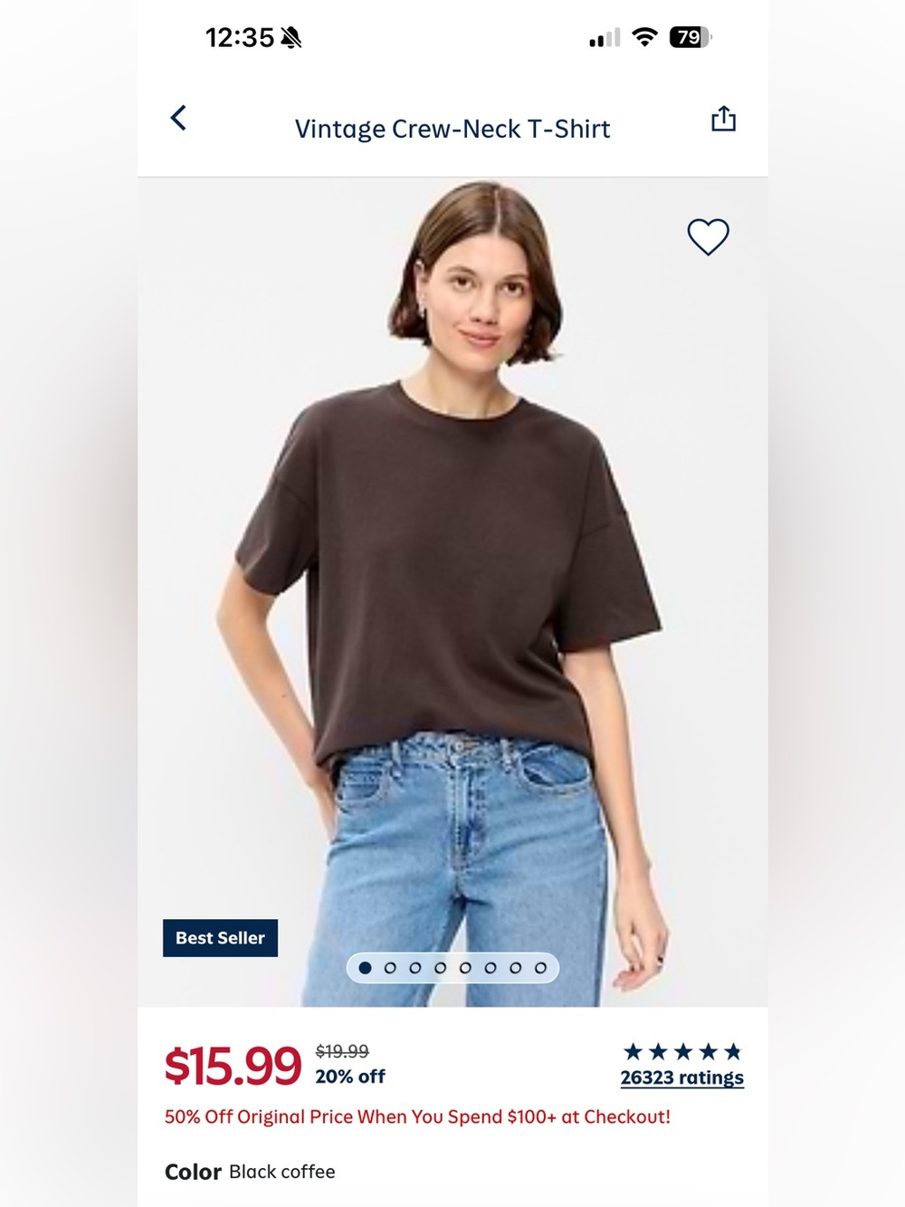 Old Navy Vintage Crew Neck T shirt Bundle